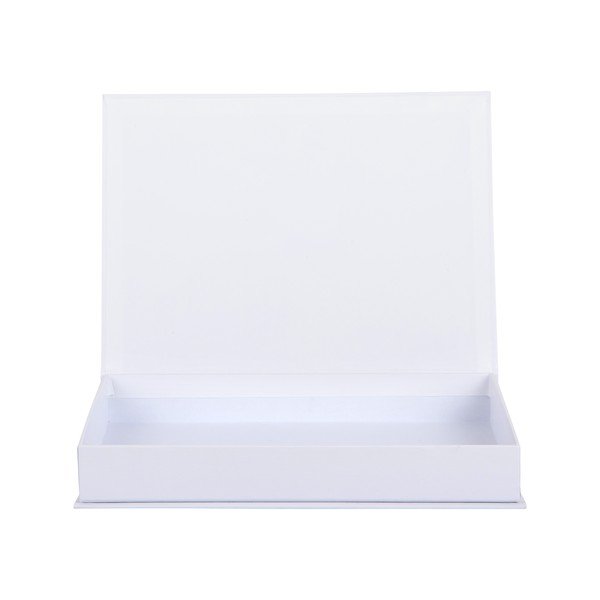 Biało-pomarańczowy papierowy pojemnik dekoracyjny 18x4x25 cm Margarita – PT LIVING-image-2