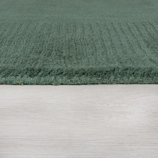 Ciemnozielony dywan wełniany Flair Rugs Siena, 160x230 cm-image-2