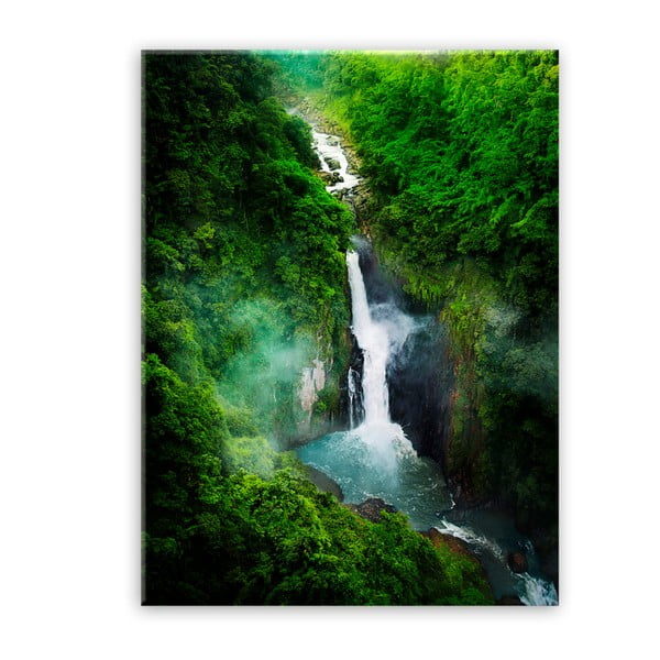 Obraz Styler Glasspik Views Waterfall, 70x100 cm