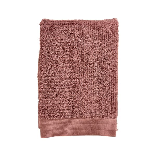 Czerwony bawełniany ręcznik kąpielowy frotte 70x140 cm Classic – Zone