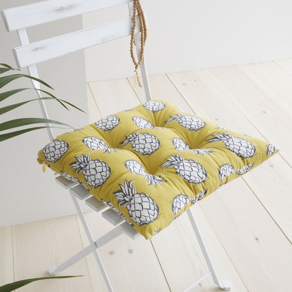 Grodowe poduszki na krzesło zestaw 2 szt. 40x40 cm – Pineapple Elephant-image-2