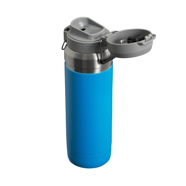 Niebieska butelka termiczna ze stali nierdzewnej 1,06 l QUICK FLIP Azure – Stanley-image-2