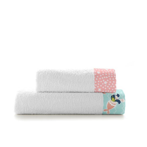 Zestaw 2 ręczników dziecięcych Moshi Moshi Seamaid-image-2