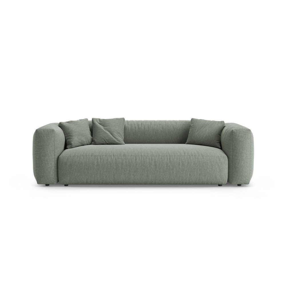 Szara rozkładana sofa modułowa 264 cm Martina – Micadoni