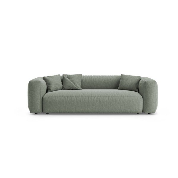 Szara rozkładana sofa modułowa 264 cm – Micadoni 