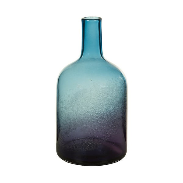 Niebieski wazon kryształowy Santiago Pons Hue, wys. 35 cm