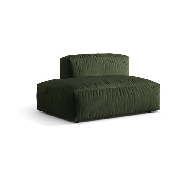 Zielony aksamitny moduł sofy (lewostronny) Martina – Micadoni -image-1