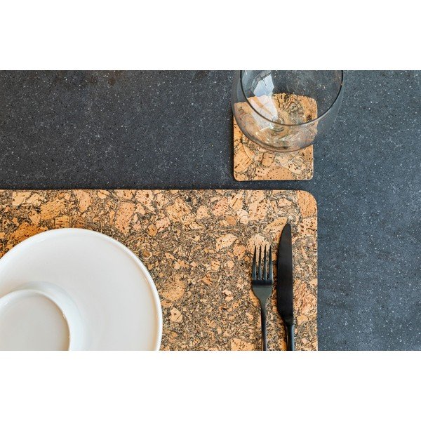 Naturalne korkowe podkładki zestaw 4 szt. Querco – ZicZac-image-1