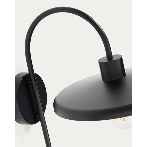 Czarny kinkiet ø 27 cm Nuvira – Kave Home-image-3