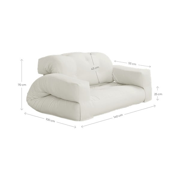 Sofa rozkładana Karup Design Hippo Dark Grey-image-3