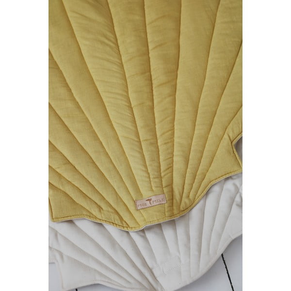 Żółty dziecięcy koc do zabawy Miód – Moi Mili-image-4