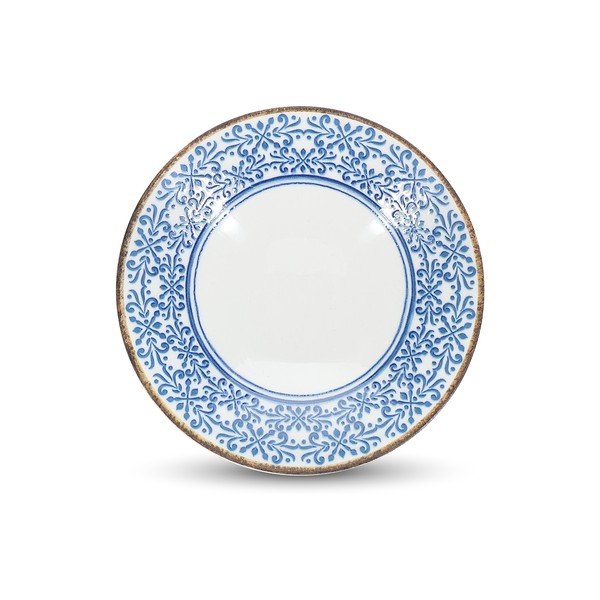 Biała/niebieska porcelanowa miska na zupę 1 l Azul – BonBistro-image-3