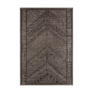 Brązowo-czarny dywan odpowiedni na zewnątrz NORTHRUGS Mardin, 200x290 cm