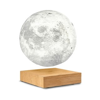Lewitująca lampa stołowa w kształcie księżyca Gingko Moon White Ash