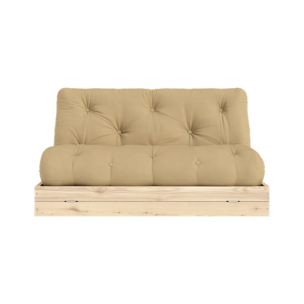 Jasnobrązowa rozkładana sofa 145 cm Flip – Karup Design