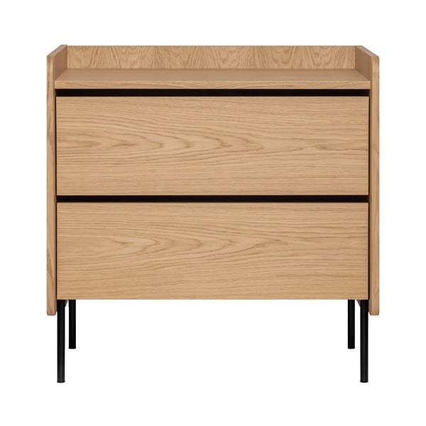 Wysoka komoda w dekorze dębu 80x82 cm Wrap – Bonami Selection