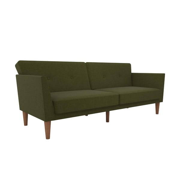 Zielona rozkładana sofa 205 cm Regal – Novogratz-image-2