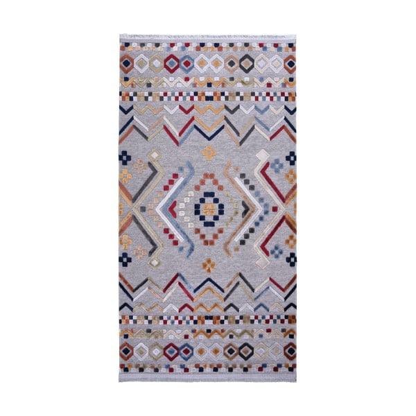 Szary dywan z domieszką bawełny Vitaus Milas, 80x150 cm