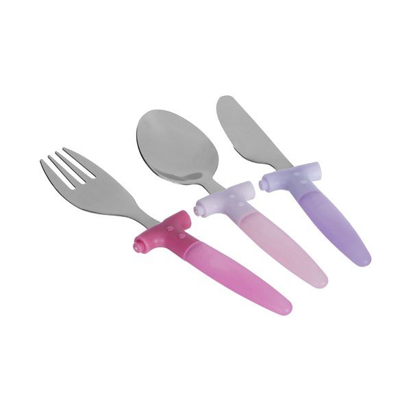 Zestaw 3 sztućców dla dziecka ze stali nierdzewnej Premier Housewares Rainbow-image-2