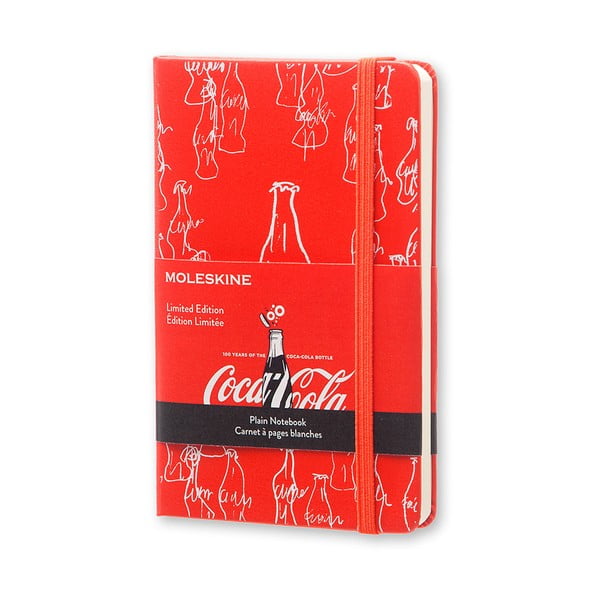 Notatnik Moleskine Coca-Cola, mały, czyste strony
