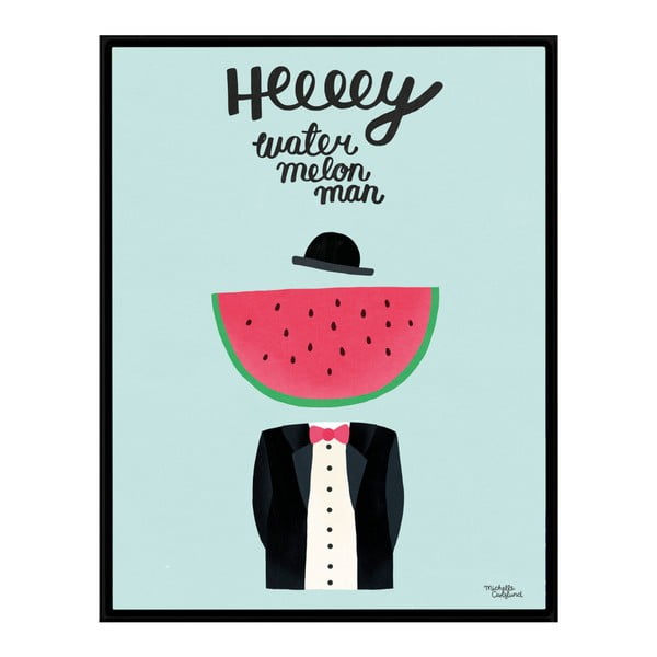Plakat Michelle Carlslund Water Melon Man, 30x40 cm