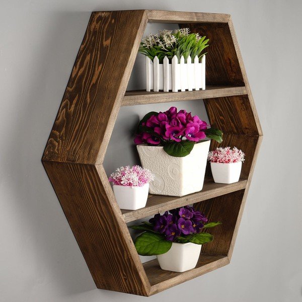 Półka drewniana Honeybee-image-3