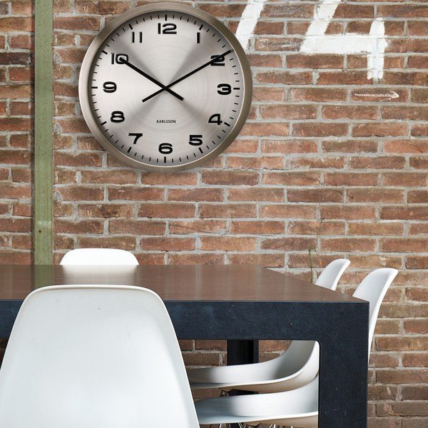 Srebrny zegar Present Time Maxie-image-1