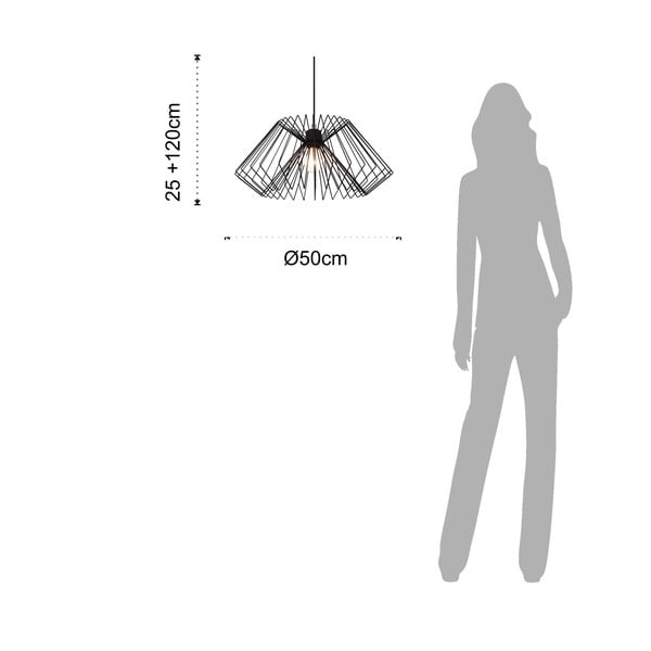 Czarna lampa wisząca Tomasucci Cage-image-3