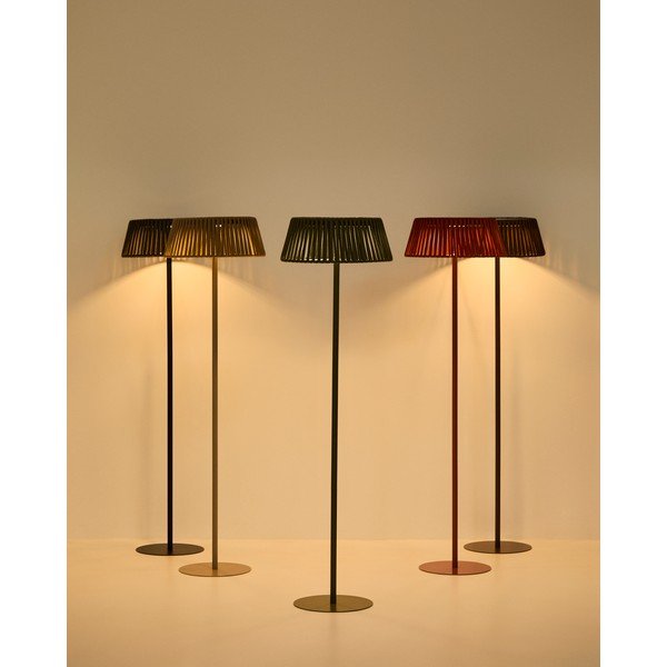 Lampa zewnętrzna przenośna/stojąca LED solarna (wysokość 160 cm) Aldet – Kave Home-image-4