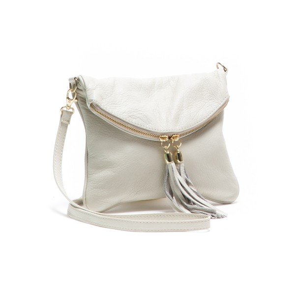 Skórzana torebka Anna Luchini 202 Beige-image-1