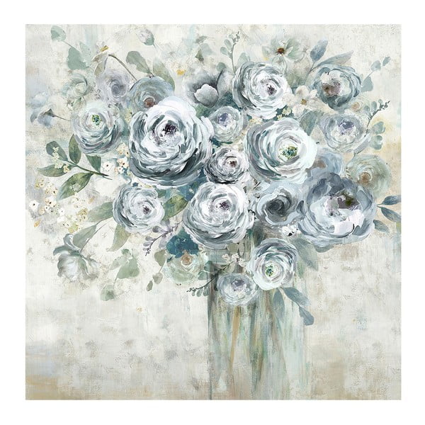 Obraz Ixia Blue Flower, 100x100 cm