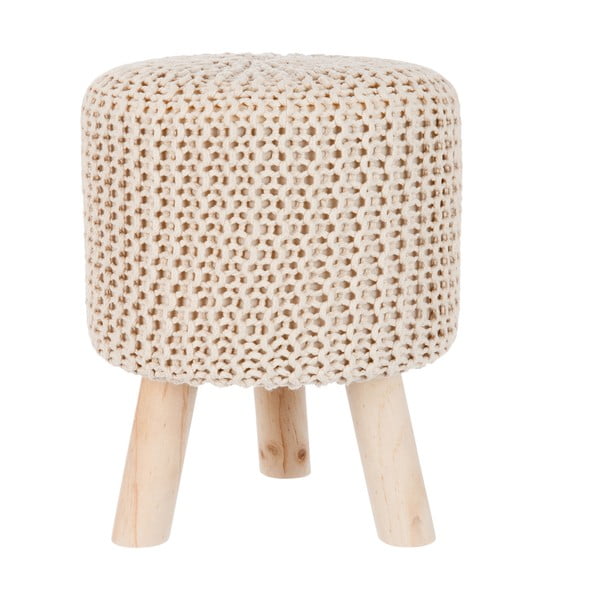 Taboret Knitted Cream