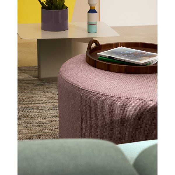 Fioletowy puf Kaeli – Kave Home-image-3