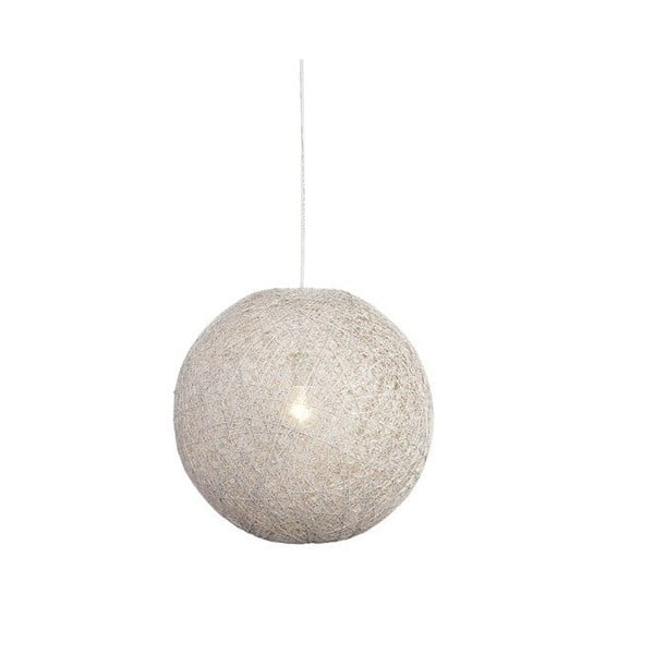 Biała lampa wisząca LABEL51 Twist, ⌀ 60 cm