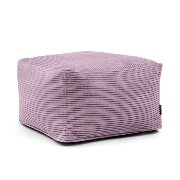 Fioletowy sztruksowy worek do siedzenia Softbox MooG – SLOWDOWN