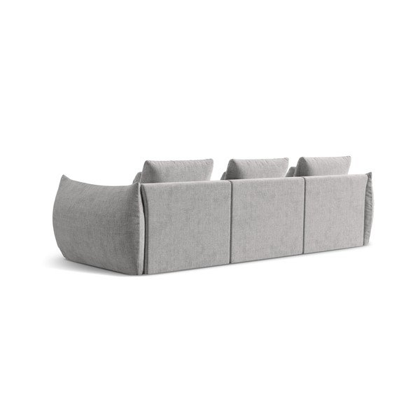 Jasnoszara sofa 332 cm Bloom – Micadoni Home-image-3