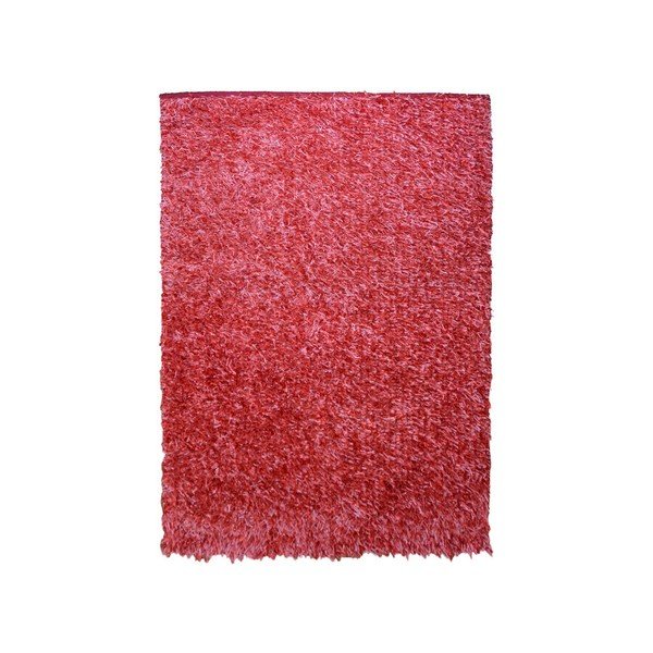 Jasnoczerwony dywan Webtappeti Shaggy, 75x155 cm-image-1