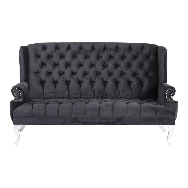 Czarna sofa Kare Design Borocco