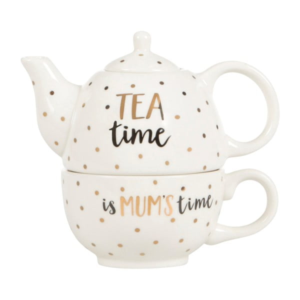Dzbanek do herbaty z filiżanką Sass & Bell Mum Time