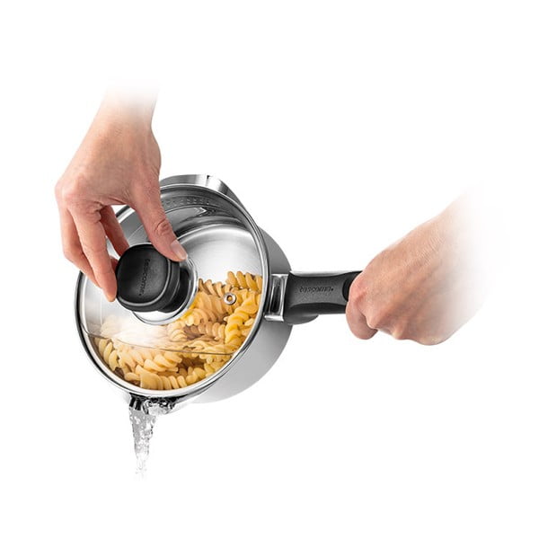 Rondel ze stali nierdzewnej z pokrywką odpowiedni na indukcję 1,25 l Brava – Tescoma-image-3