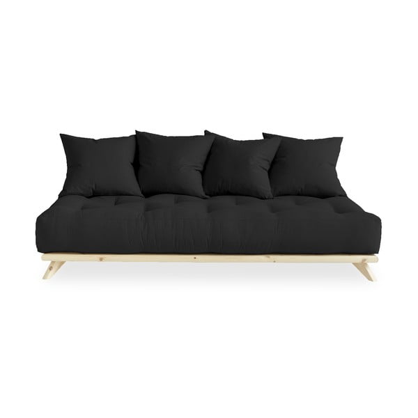 Sofa z ciemnoszarym obiciem Karup Design Senza Natural/Dark Grey