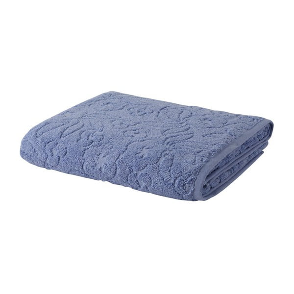 Niebieski ręcznik kąpielowy Bella Maison Rosa, 100x150 cm