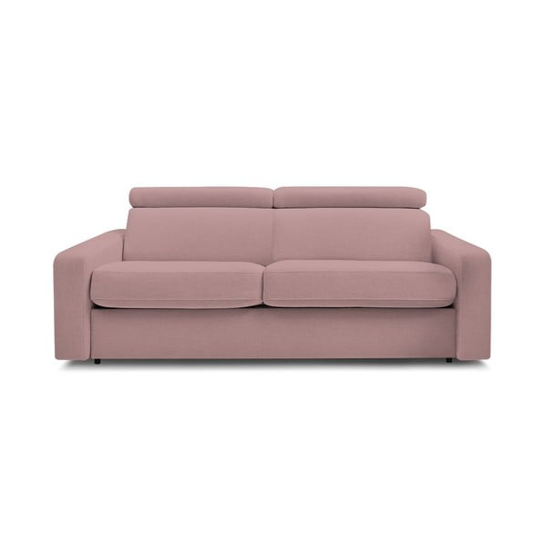 Różowa rozkładana sofa 215 cm Monaco – Bobochic Paris
