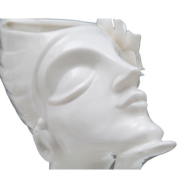 Biały porcelanowy wazon Mauro Ferretti Thinking Woman-image-3