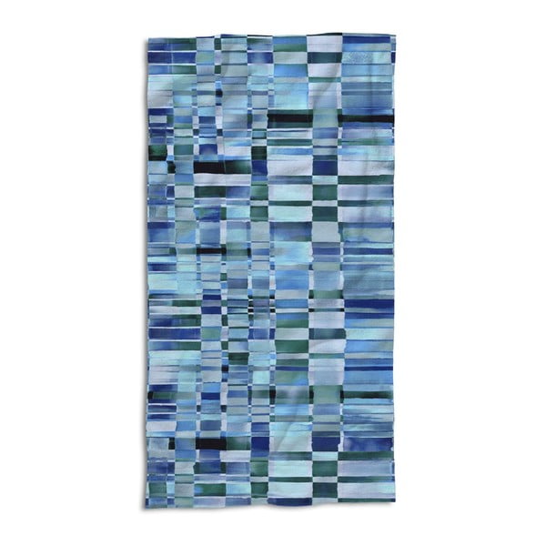Ręcznik Essenza Dali Blue, 100x180 cm