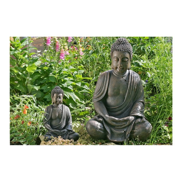 Figurka dekoracyjna Boltze Buddha, wys. 70 cm