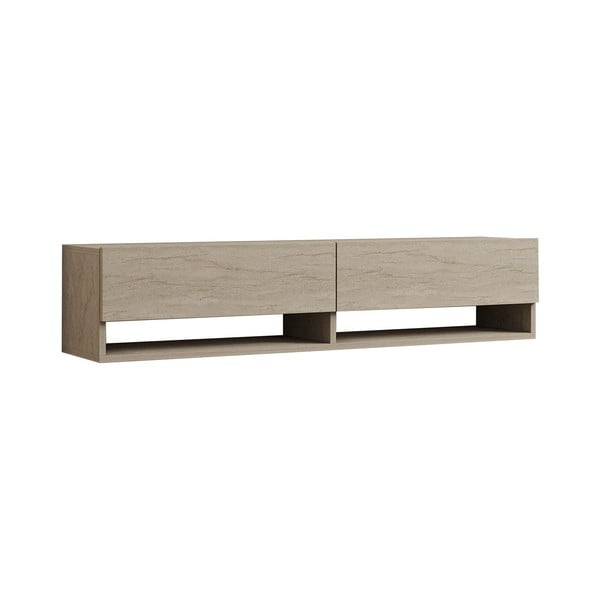 Beżowa szafka pod TV 141x31x30 cm Arges – Kalune Design-image-2