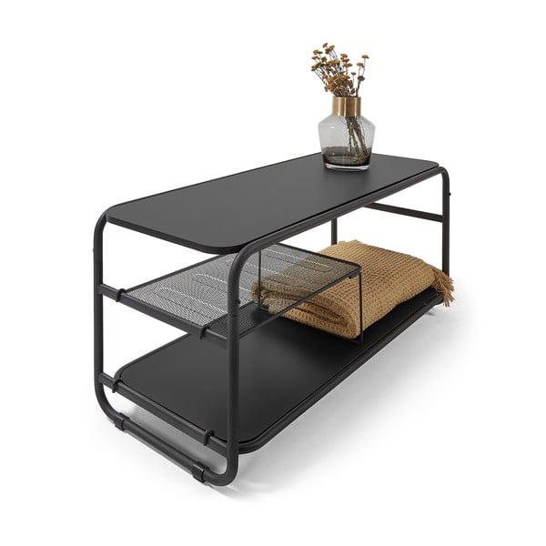 Czarna szafka pod TV Kave Home Academy, 98x46 cm-image-3