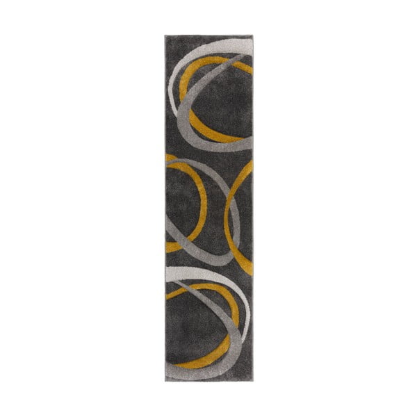 Chodnik w szaro-żółtym kolorze 60x230 cm Elude Orb – Flair Rugs
