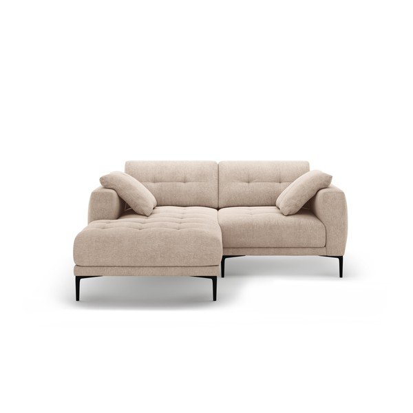 Jasnobrązowy narożnik (lewostronny/z szezlongiem) Bemy – Micadoni 